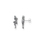 Ear studs crocodile with stones silver blackened | THOMAS SABO Australia
