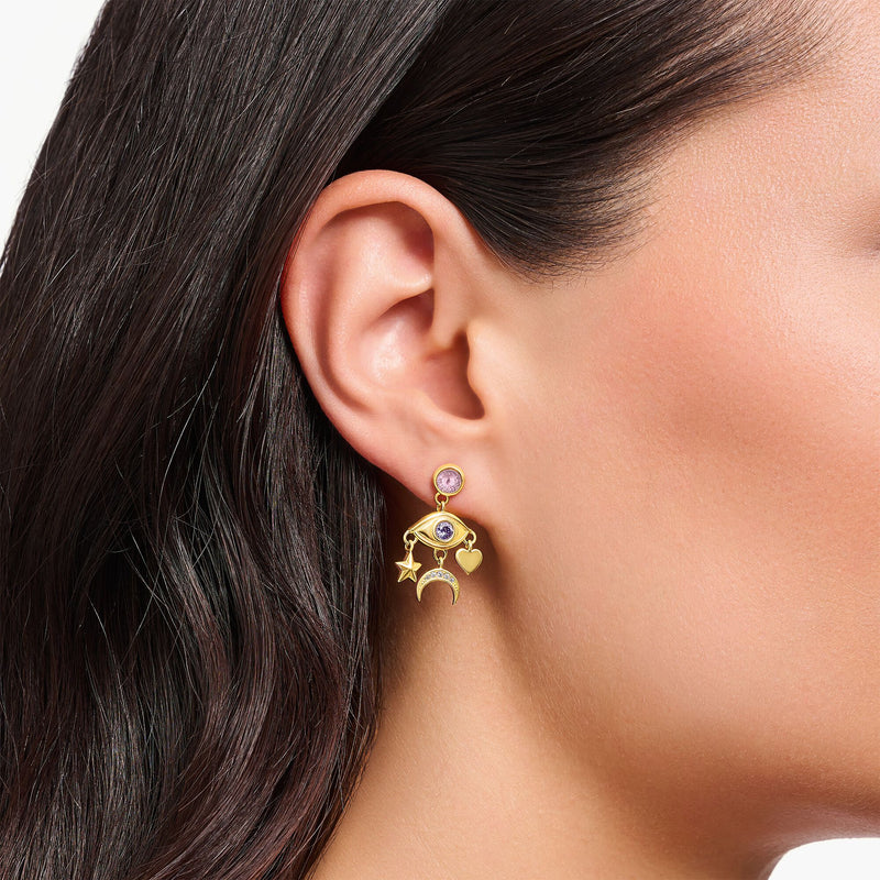 Cosmic Earrings with stylised eye | THOMAS SABO Australia