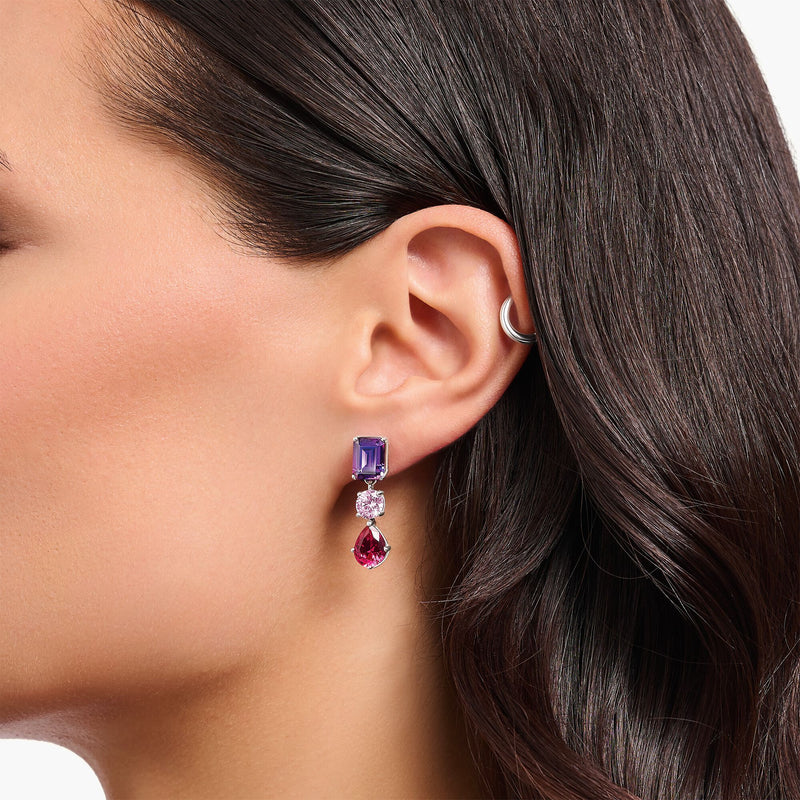 Heritage Glam Earrings with colourful stones | THOMAS SABO Australia