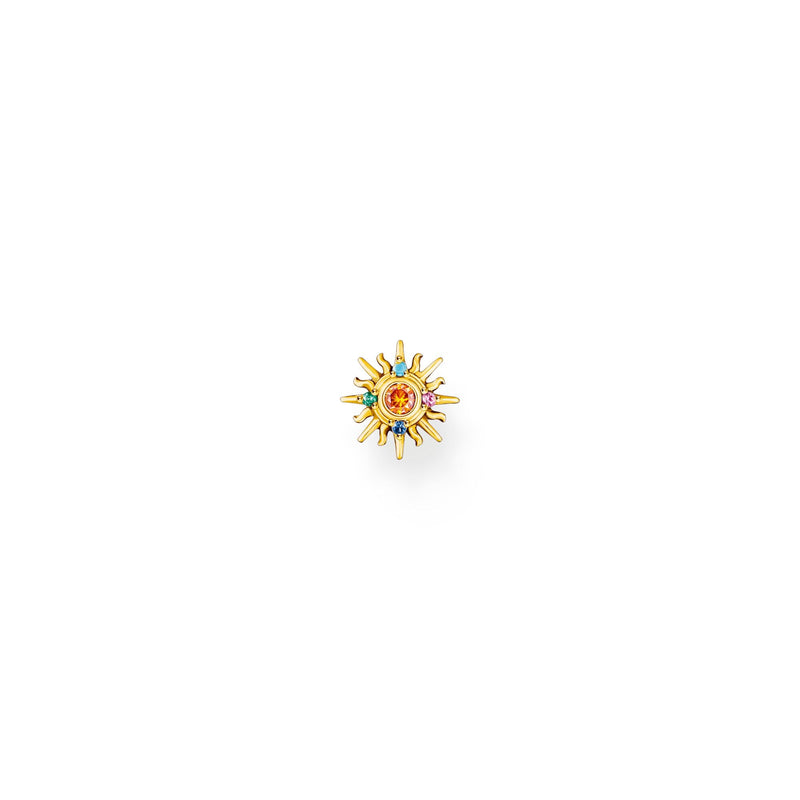 Single ear stud sun with colourful stones | THOMAS SABO Australia