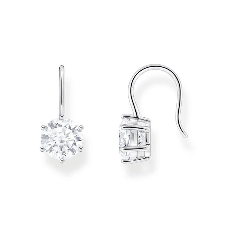 Earrings with white zirconia silver  | THOMAS SABO Australia