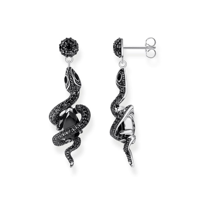 Earrings with snake pendant and zirconia | THOMAS SABO Australia