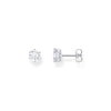 Ear studs with white zirconia in brilliant cut | THOMAS SABO Australia