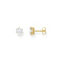 Ear studs with white zirconia in brilliant cut | THOMAS SABO Australia