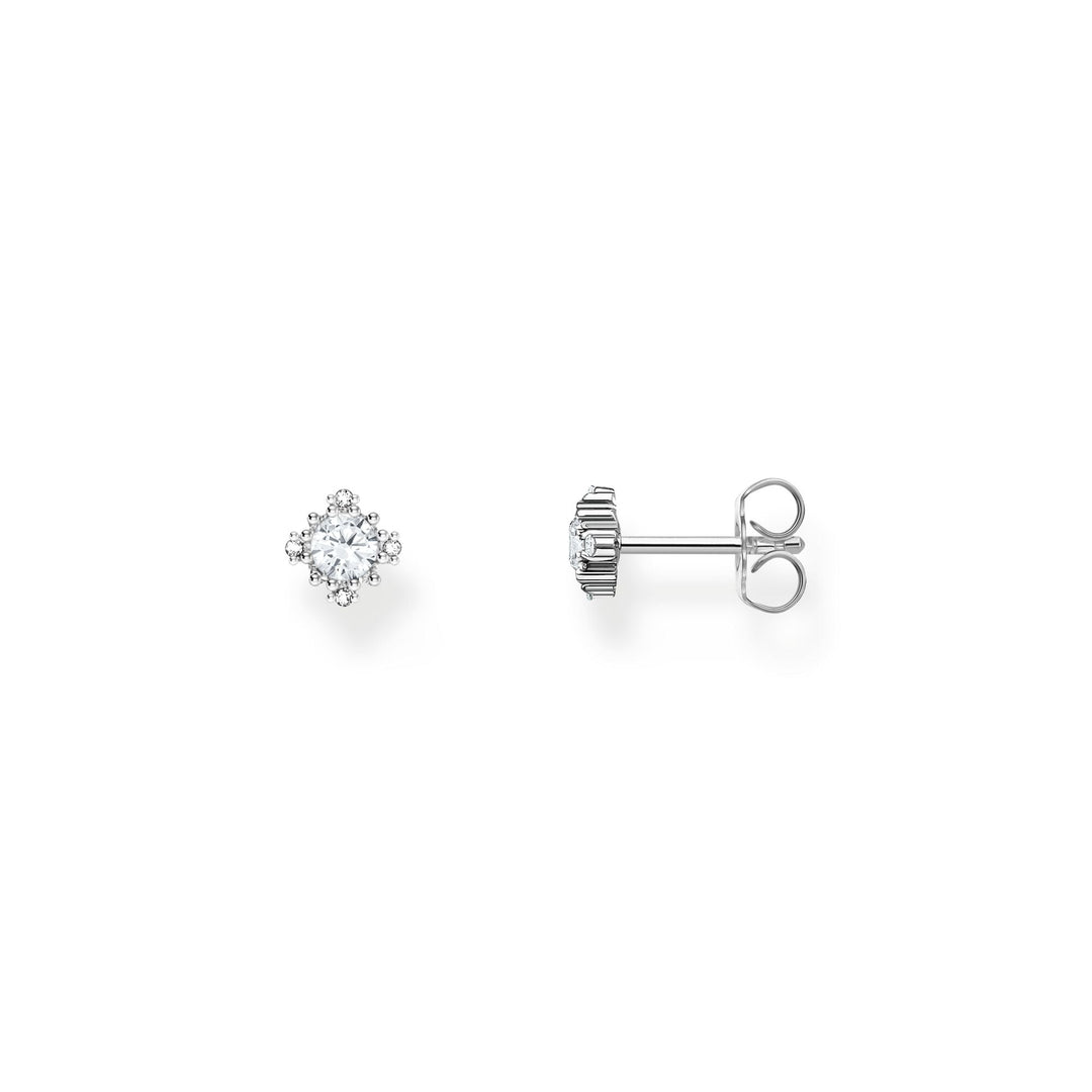Small ear studs Vintage with white zirconia  | THOMAS SABO Australia