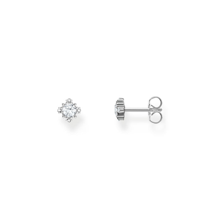 Small ear studs Vintage with white zirconia  | THOMAS SABO Australia
