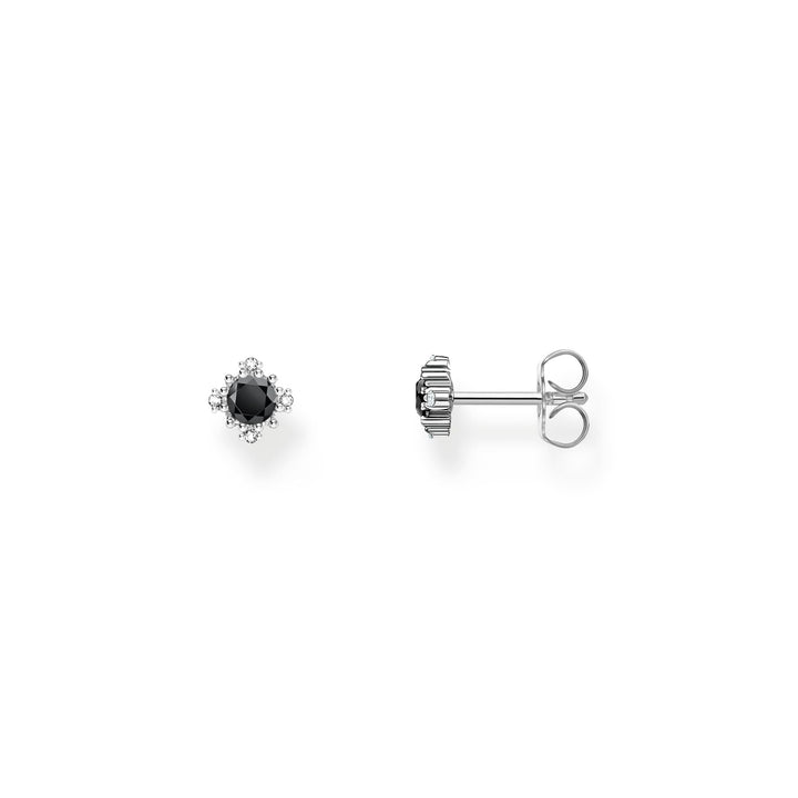 Small ear studs Vintage with black zirconia | THOMAS SABO Australia