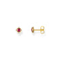 Small ear studs Vintage with red sapphire  | THOMAS SABO Australia