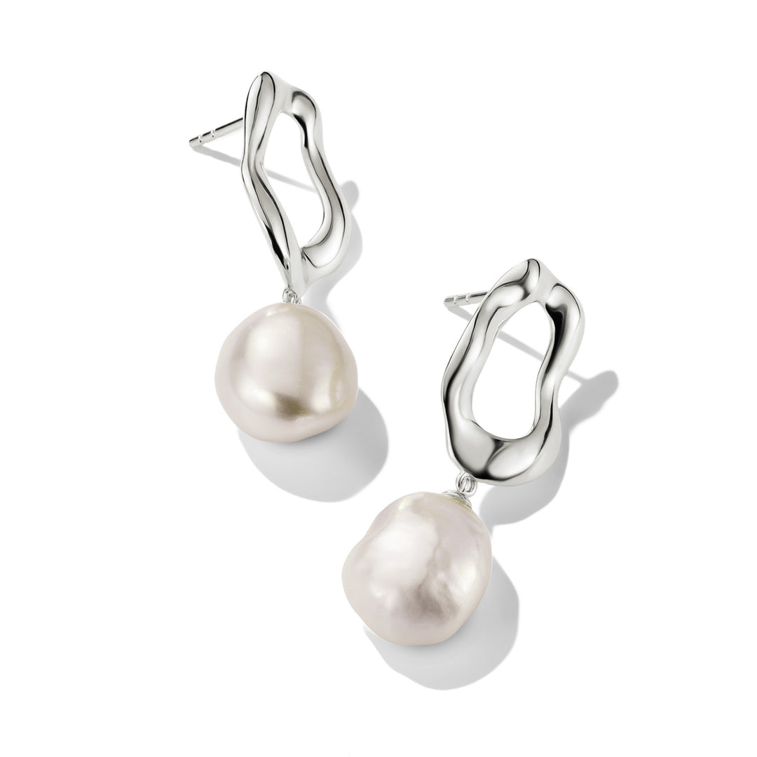 Stud Earrings with Freshwater Pearls in Silver | THOMAS SABO Australia