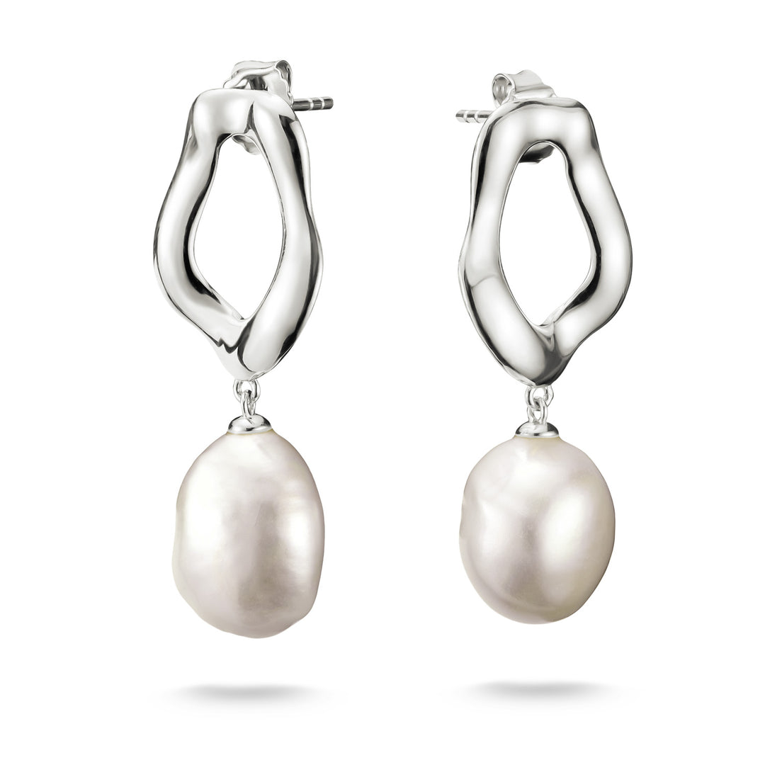 Stud Earrings with Freshwater Pearls in Silver | THOMAS SABO Australia