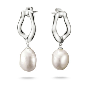 Stud Earrings with Freshwater Pearls in Silver | THOMAS SABO Australia