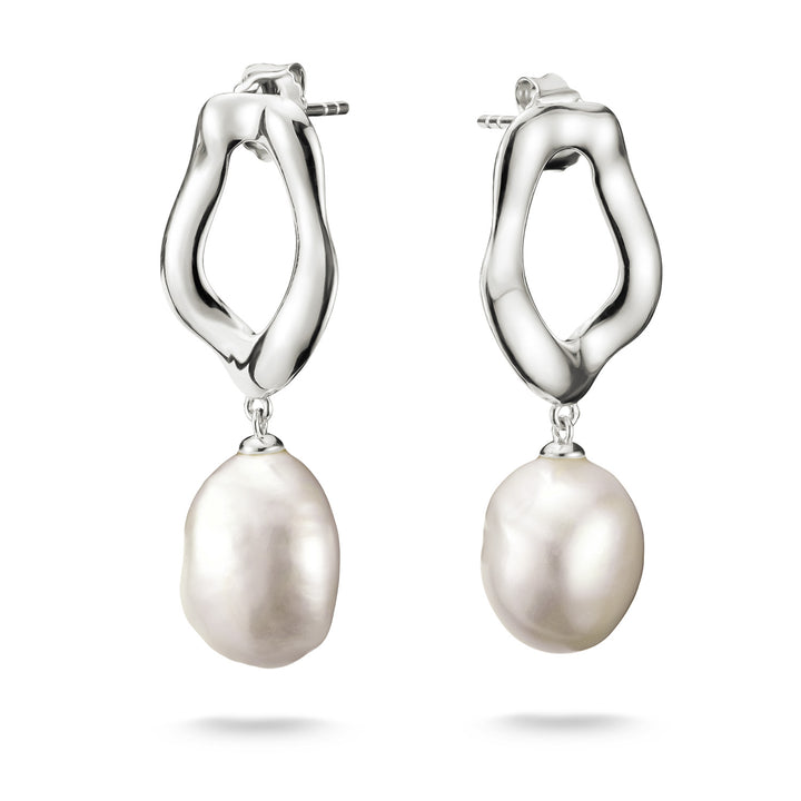 Stud Earrings with Freshwater Pearls in Silver | THOMAS SABO Australia