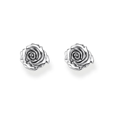 Midnight Rose ear studs