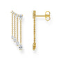 waterfall earrings with white stones | THOMAS SABO Australia