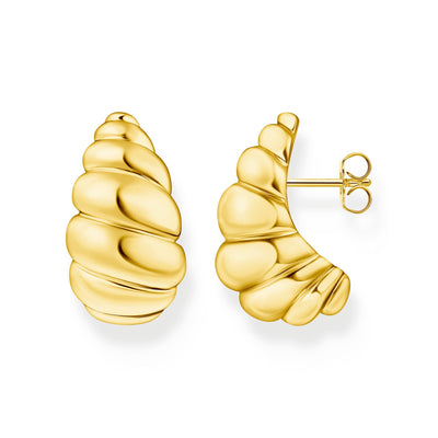 Organic shapes twisted ear studs | THOMAS SABO Australia