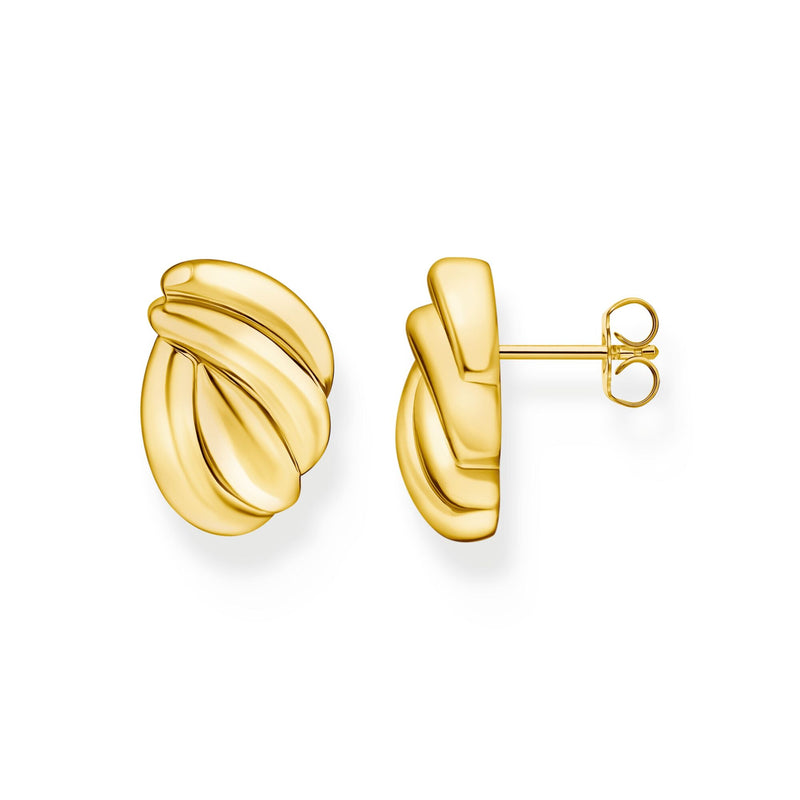 Organic shapes ear studs looped | THOMAS SABO Australia