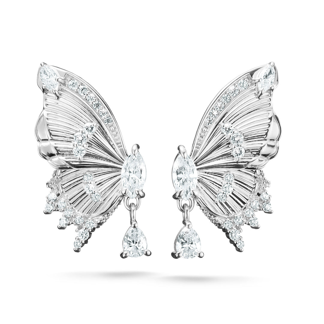 ear studs Butterfly Paradise with stones | THOMAS SABO Australia