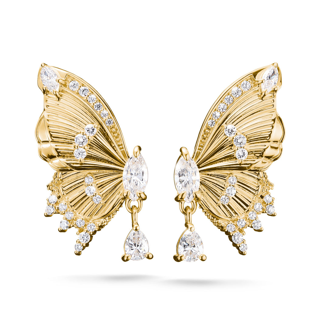 ear studs Butterfly Paradisa with stones | THOMAS SABO Australia