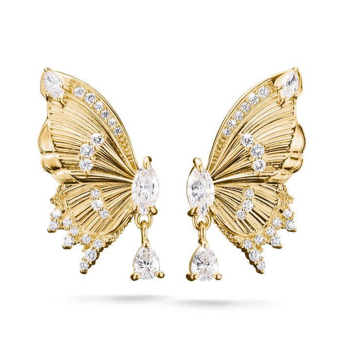 ear studs Butterfly Paradisa with stones | THOMAS SABO Australia