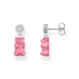 ear studs with pink goldbears | THOMAS SABO Australia
