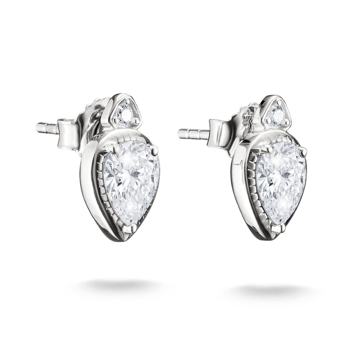 Ear studs with zirconia in teardrop shape | THOMAS SABO Australia