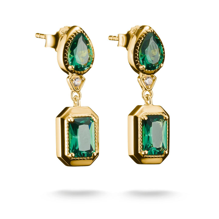 Earrings with Green Stones | THOMAS SABO Australia