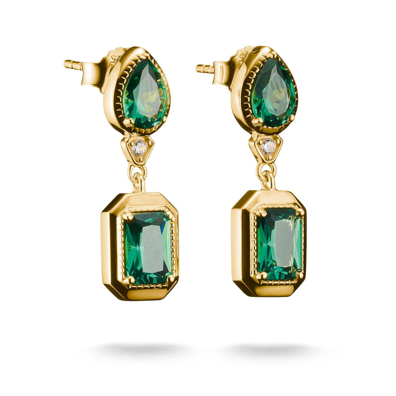 Earrings with Green Stones | THOMAS SABO Australia