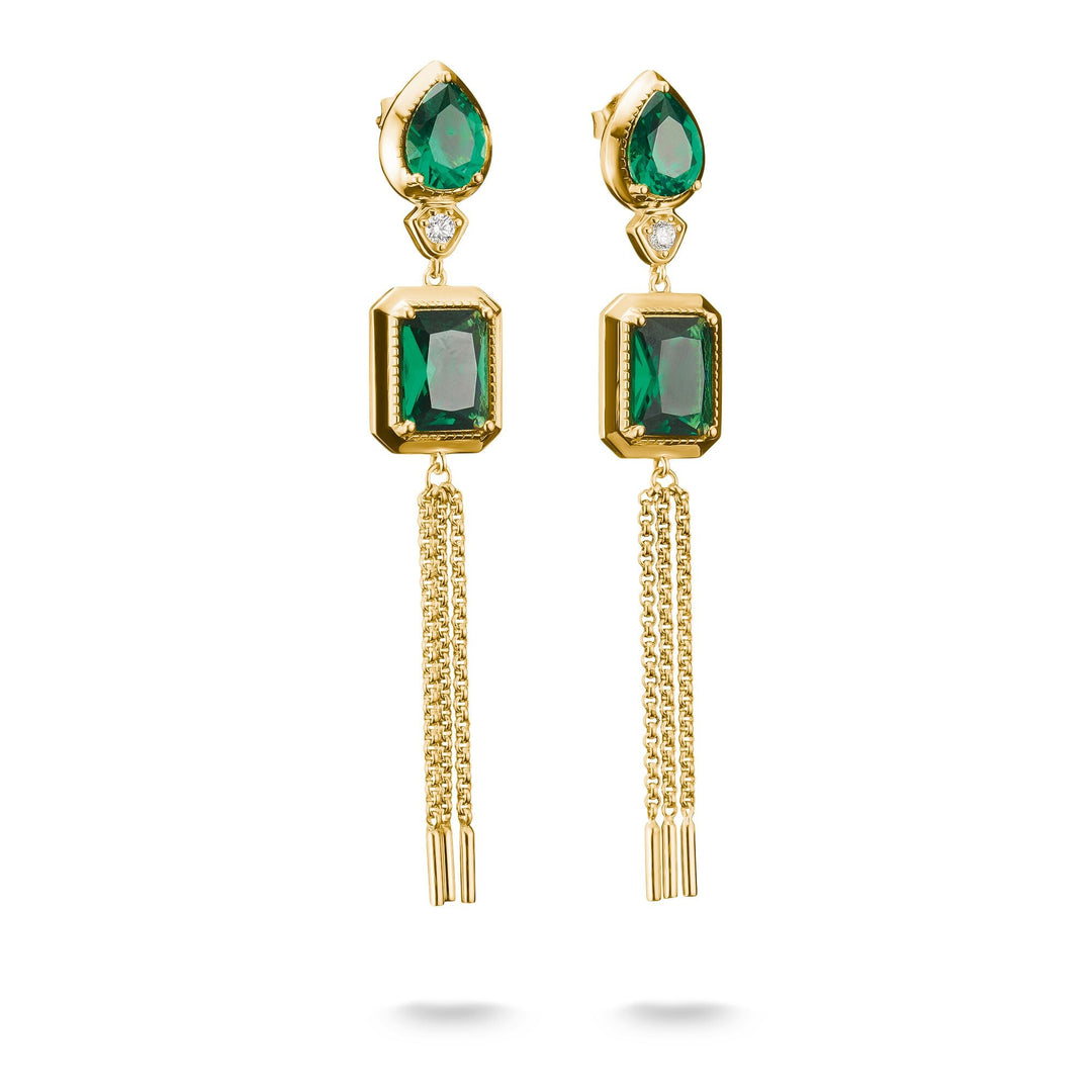 Earrings with Green Stones | THOMAS SABO Australia