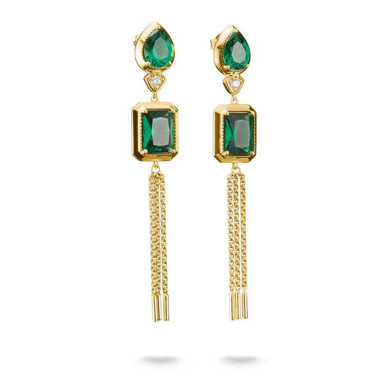 Earrings with Green Stones | THOMAS SABO Australia