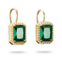 Earrings with Green Octagonal Stones | THOMAS SABO Australia