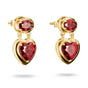Stud Earrings with Red Heart Stones Elyndra | THOMAS SABO Australia