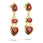 Drop Earrings with Red Heart Stones Elyndra | THOMAS SABO Australia