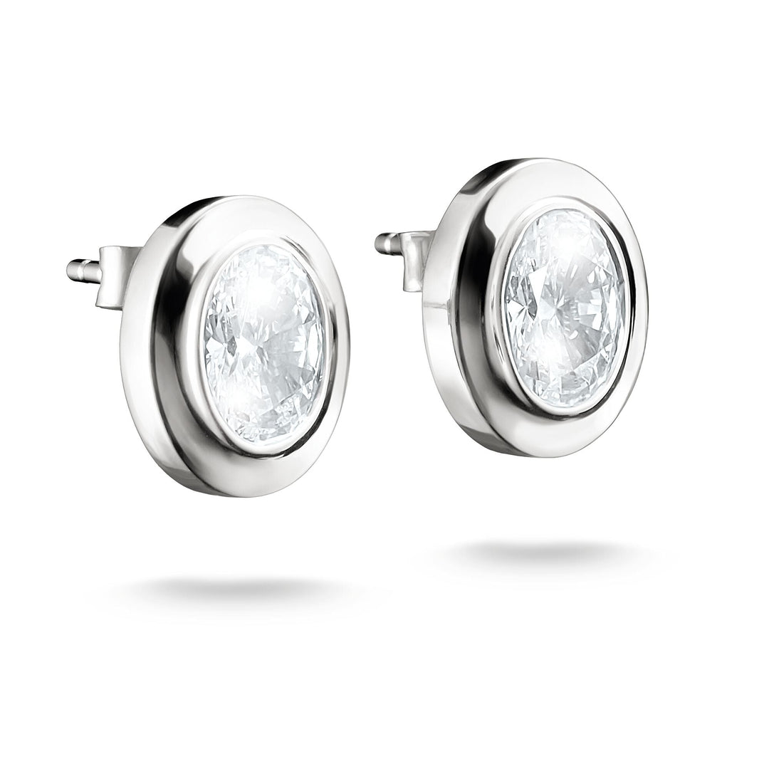 Oval Stud Earrings with Zirconia Stones | THOMAS SABO Australia