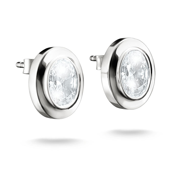 Oval Stud Earrings with Zirconia Stones | THOMAS SABO Australia
