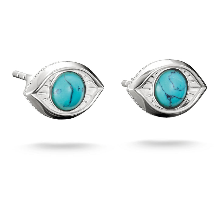 Turquoise Eye Stud Earrings Elyndra | THOMAS SABO Australia