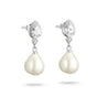 Earrings pearl with zirconia in teardrop shape | THOMAS SABO Australia