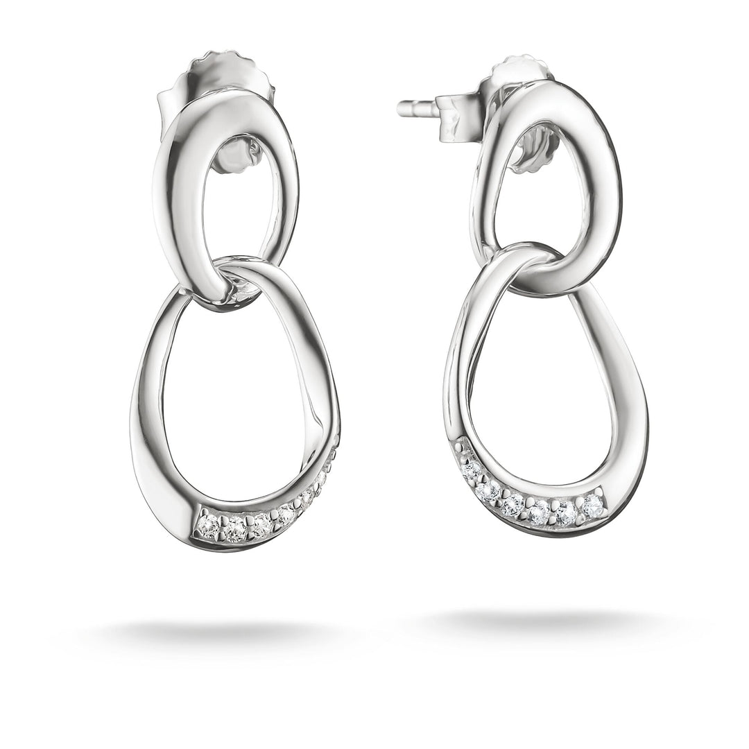 Earrings Together with zirconia | THOMAS SABO Australia