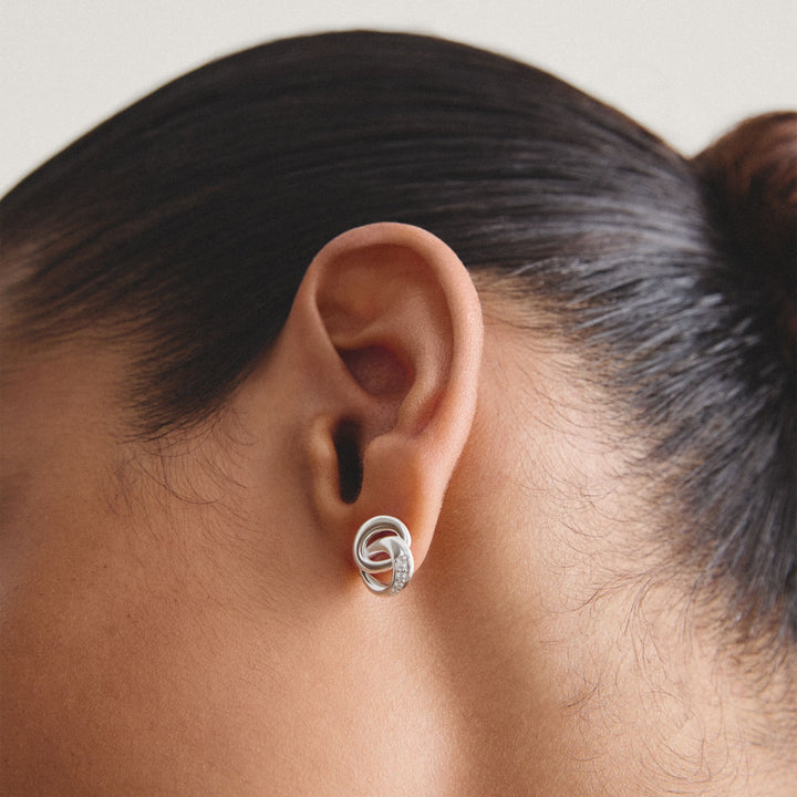 Ear studs Together with zirconia | THOMAS SABO Australia