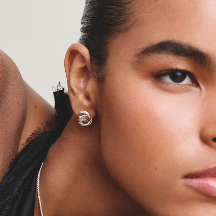 Ear studs Together with zirconia | THOMAS SABO Australia