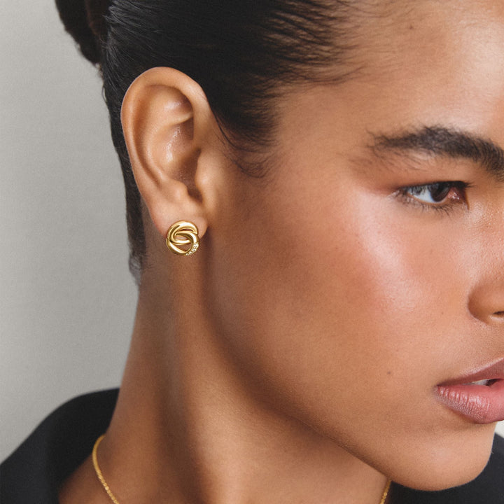 Ear studs Together with zirconia | THOMAS SABO Australia