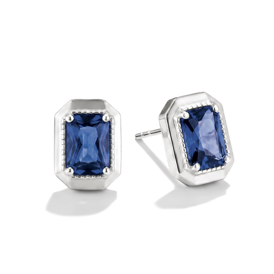 Ear studs with nanocrystal in octagon cut | THOMAS SABO Australia