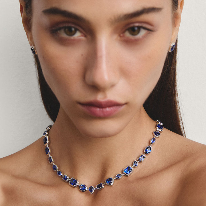 Ear studs with nanocrystal in octagon cut | THOMAS SABO Australia