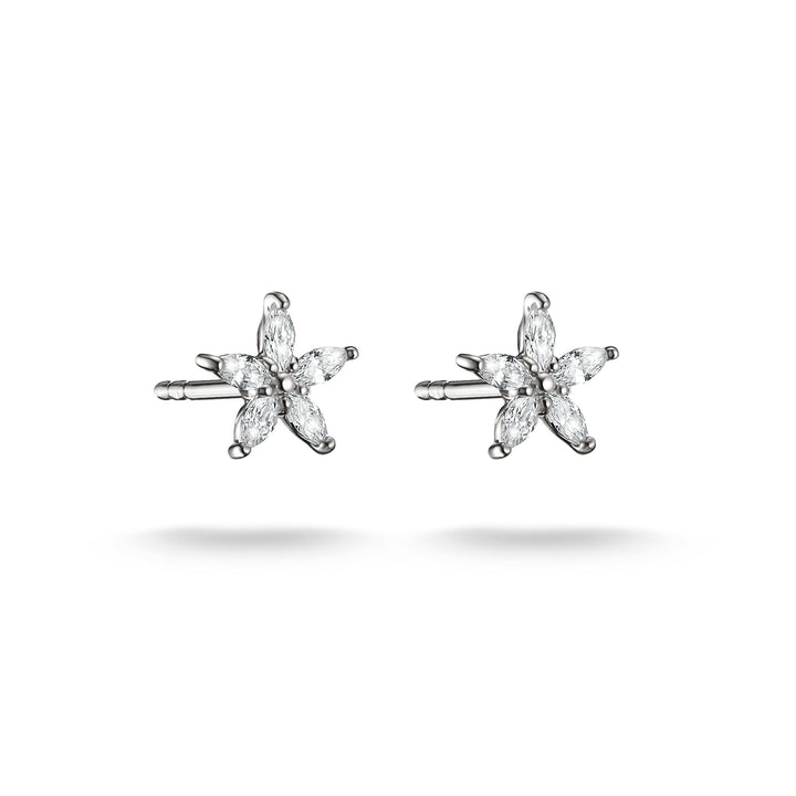 Stud earrings flower with zirconia | THOMAS SABO Australia
