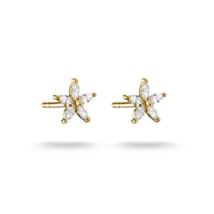 Stud earrings flower with zirconia | THOMAS SABO Australia