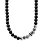 Obsidian necklace with skull and crosses | THOMAS SABO Australia