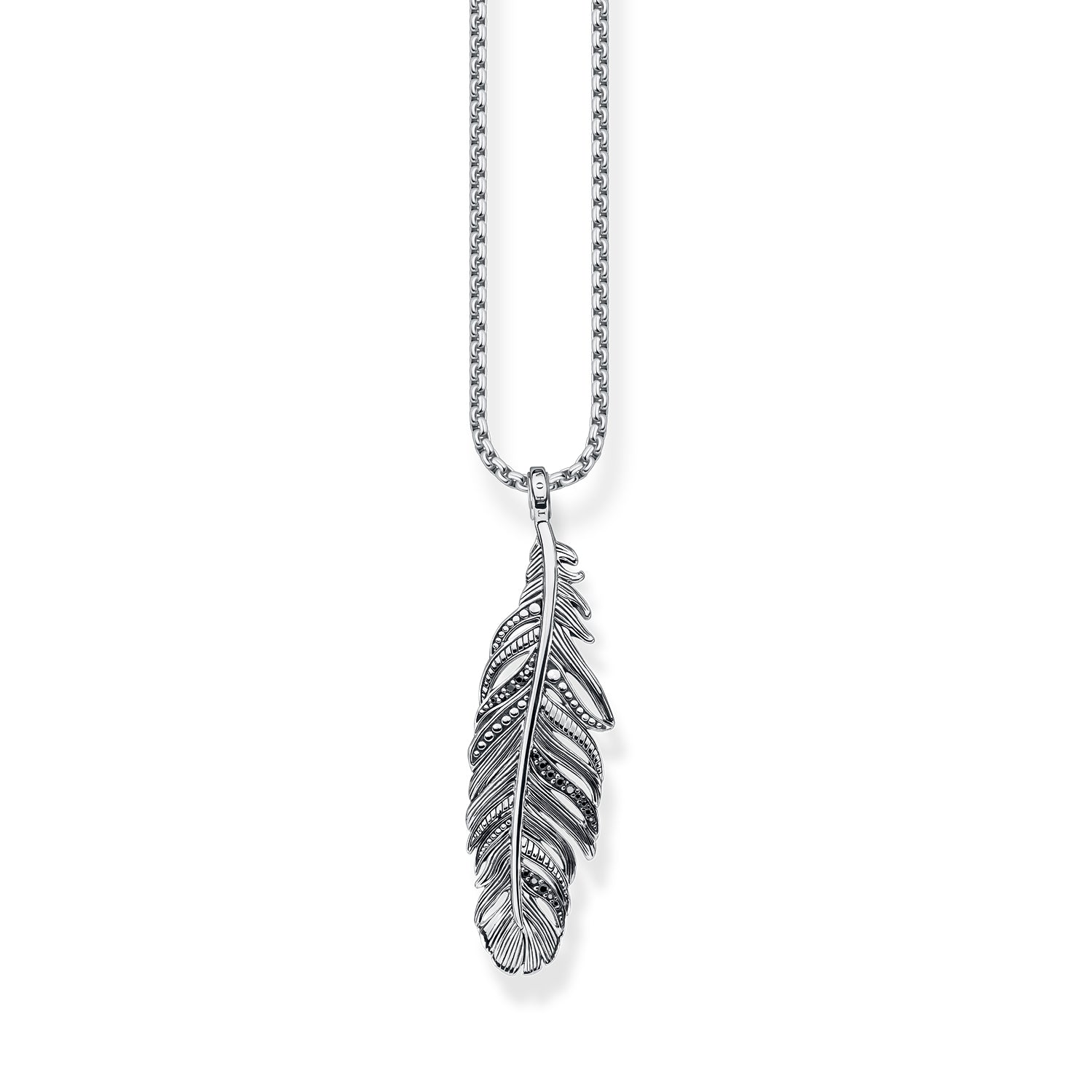 Feather Pendant and Chain Set