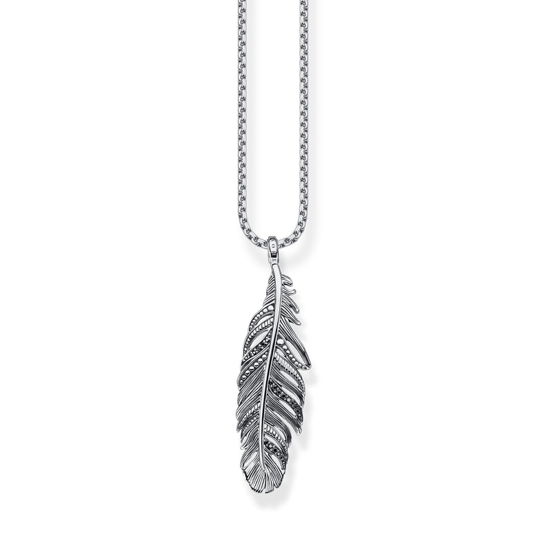 Feather Pendant and Chain Set