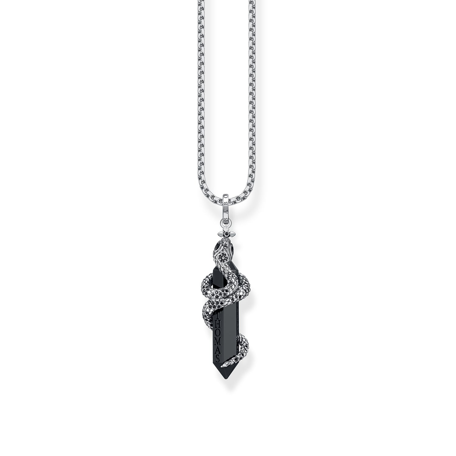 Snake & Onyx Necklace Set