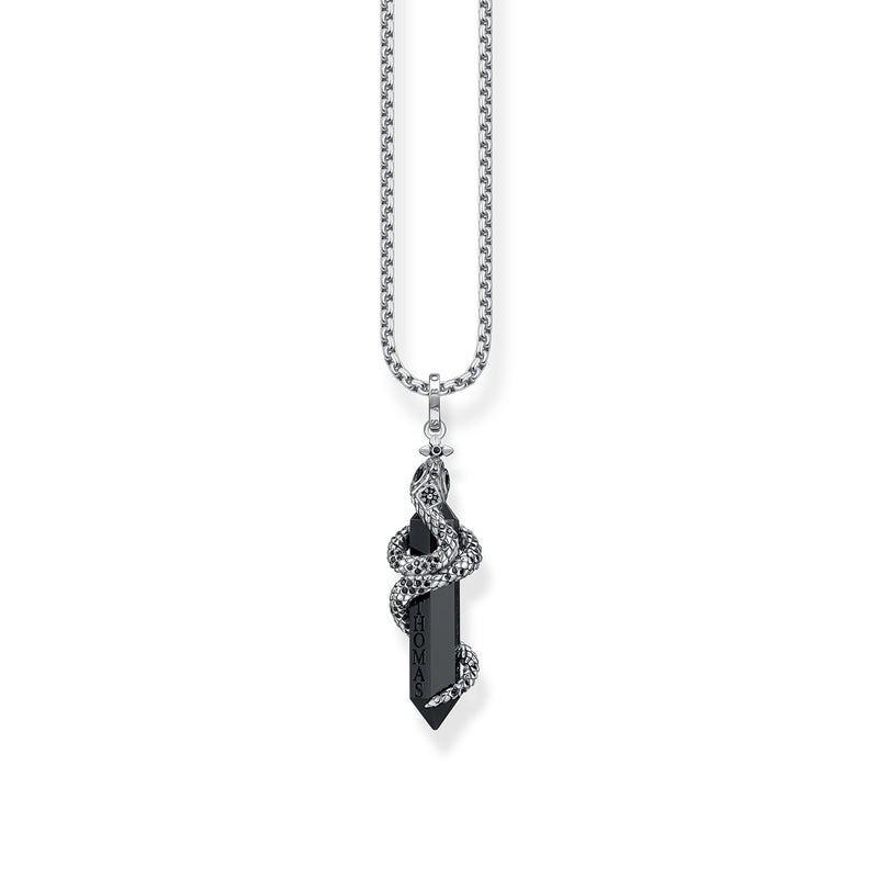 Snake & Onyx Necklace Set