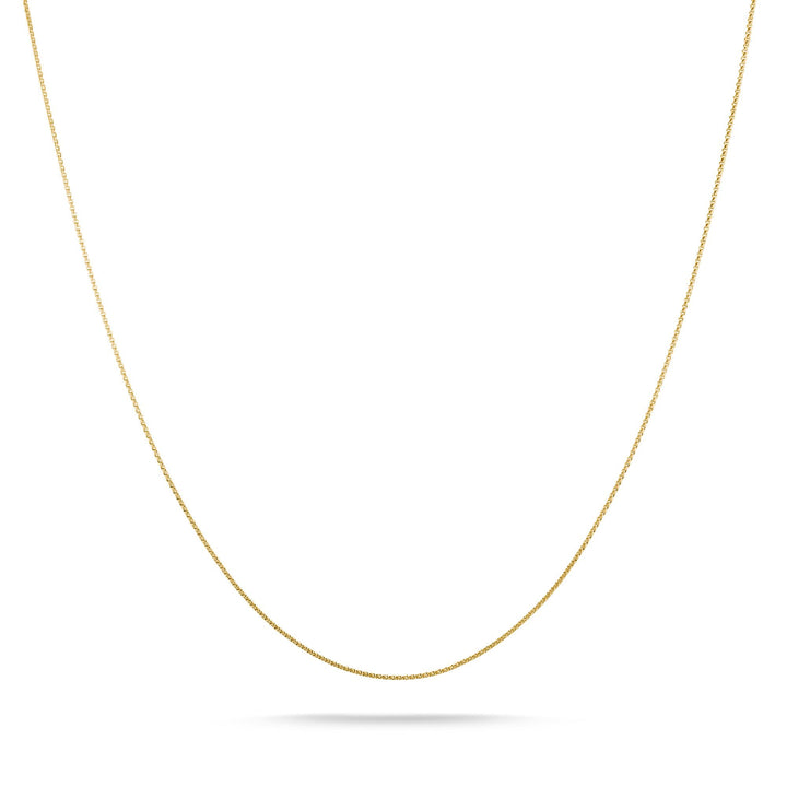 Gold-Tone Stainless Steel Box Chain Necklace 1mm | THOMAS SABO